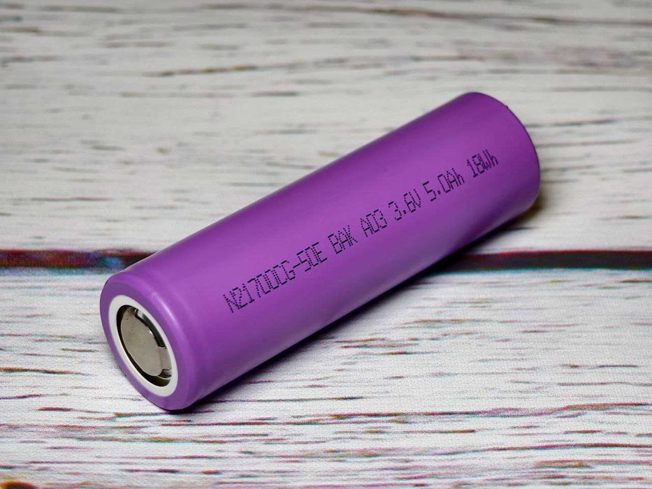 Акумулятор 21700 BAK N21700CG 50E 5000mAh 3.6V 15A