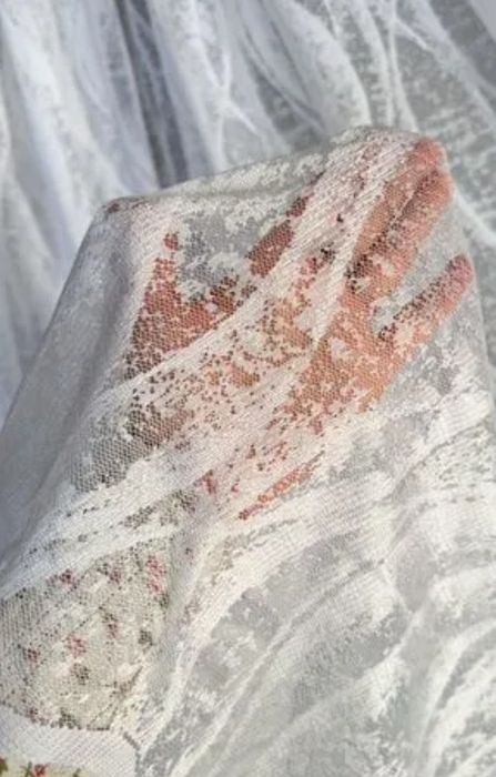 Тюль жаккард очень плотный