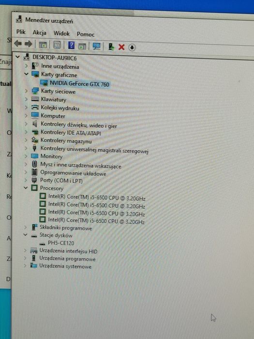 Komputer z i5 6500/8GB/2GB/120GB/650W
