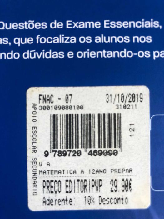 Livro de preparação para exame de matemática A