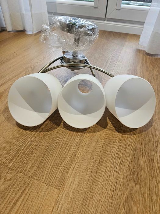Lampa sufitowa wisząca Activejet NIKITA 3xE27 nikiel klasyczny