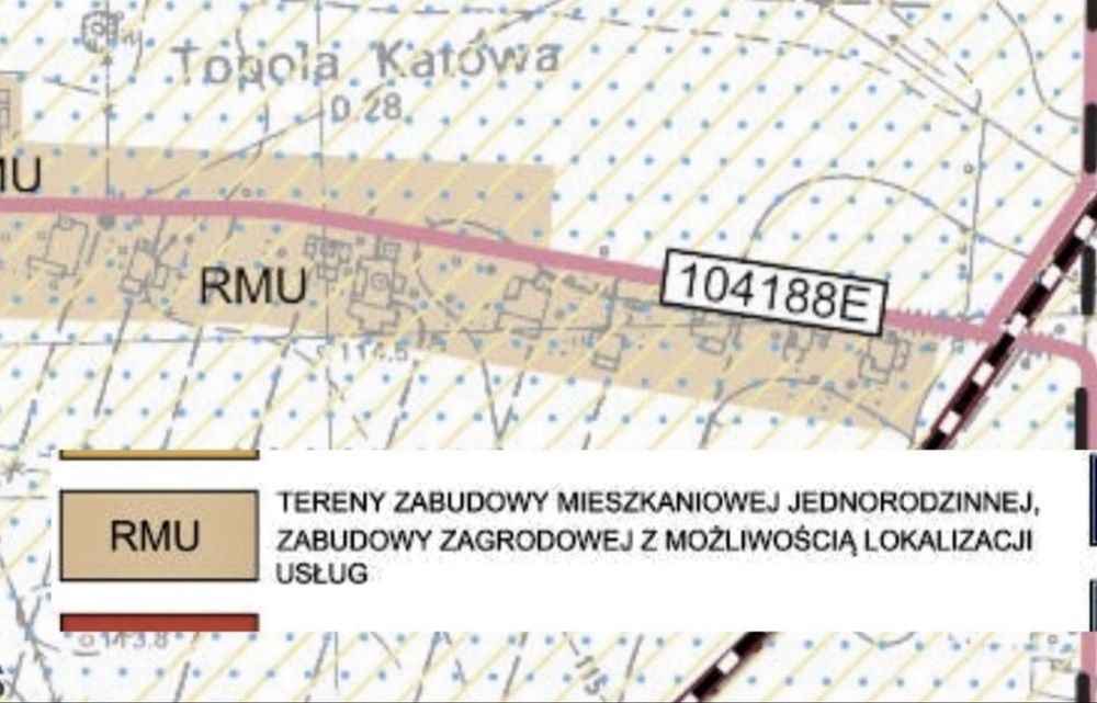 Działka budowlana 3180m2 Łęczyca Topola Katowa
