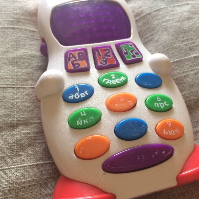 Fisher price развивающий музыкальный телефон на украинском языке