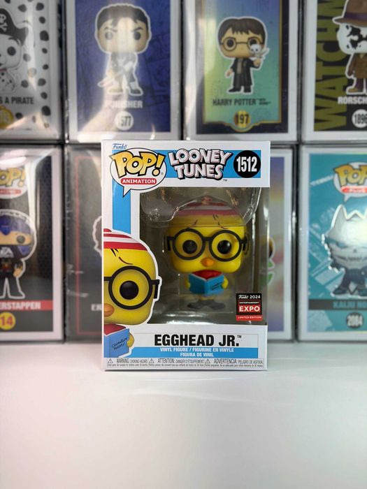 Оригінальна колекційна фігурка Funko Pop 1512 Egghead Jr Еггхед Vaulted Looney Tunes Луні Тюнз Ексклюзив Фанко Поп Статуетка Іграшка Подарунок