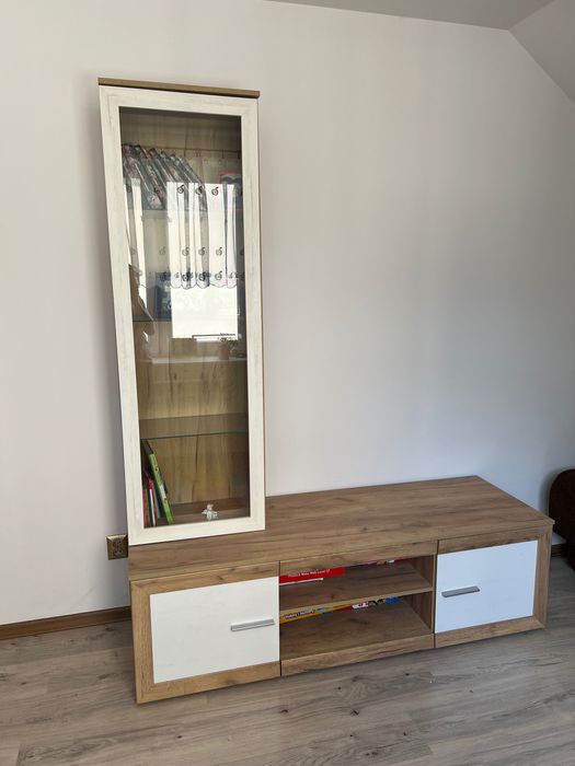 Meblościanka RTV witryna komoda 160 x 53