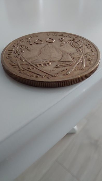 Moneta 1976 French Polynesia 100 FRANCS  numizmatyka Polynesie