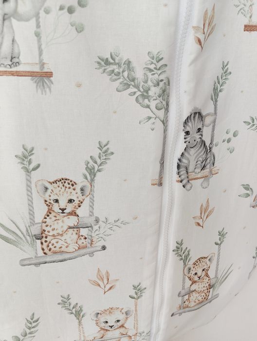 Śpiworek niemowlęcy zielone safari