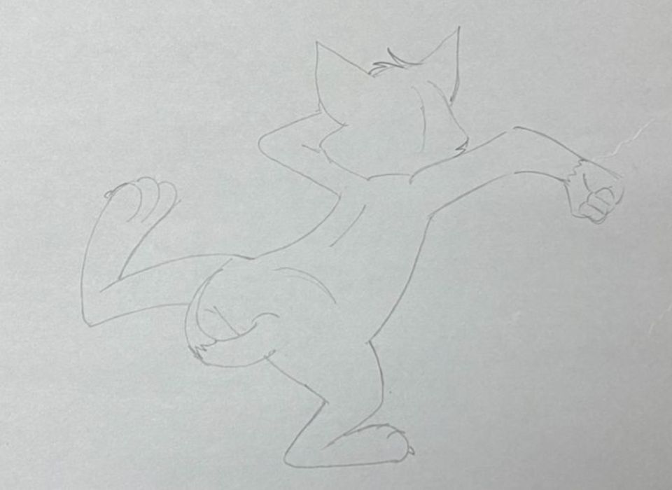 The Tom and Jerry Show (1975 TV series) - Original Drawing of Tom,