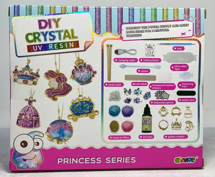 Набори створенню брелоків з епоксидної уф смоли Ebayro