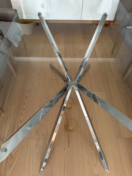 Mesa sala com 6 cadeiras