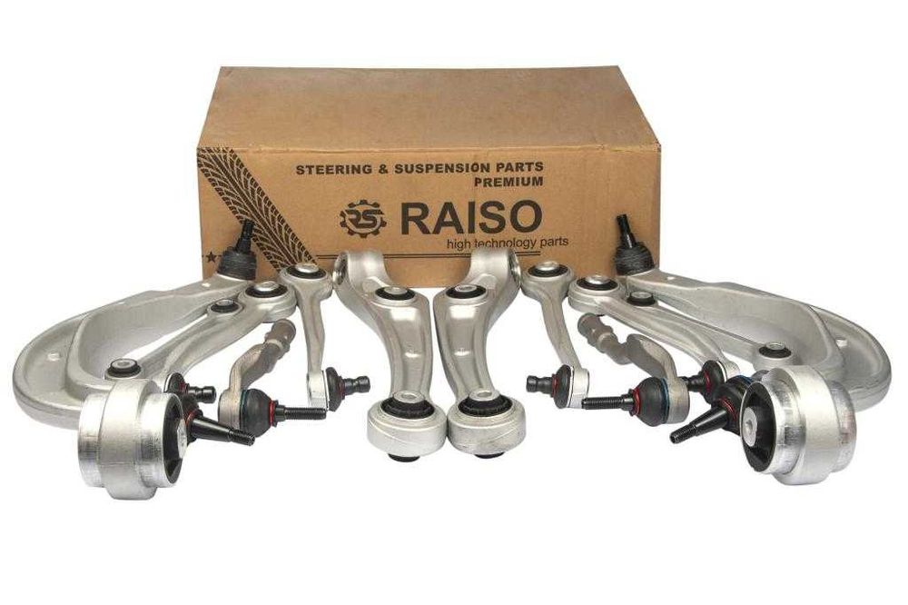 Комплект важелів передньої підвіски RAISO AUDI A4 B8/A6 C7/A5/Q5/MACAN