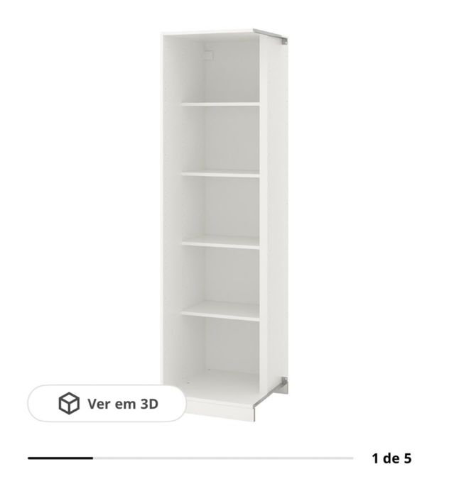 Estrutura de canto IKEA 53x58x236