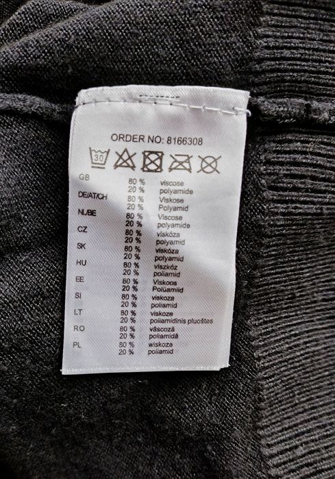 Bluzka czarna L 40 - XXL 44 oversize dzianina