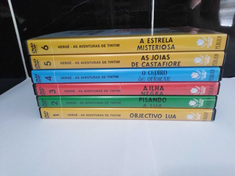 The Adventures of Tintin - Set of 6 DVDs.64563976572033121