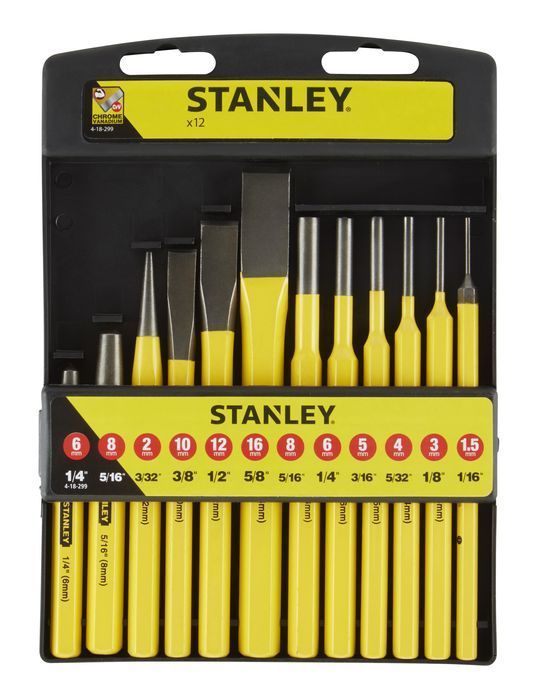 Przecinaki + Punktaki Zestaw 12Szt Stanley