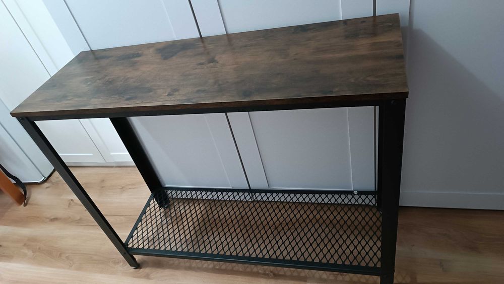 Stolik / konsola loft z półką