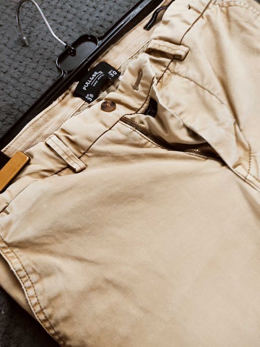 Calças chino Pull bear 38 beje