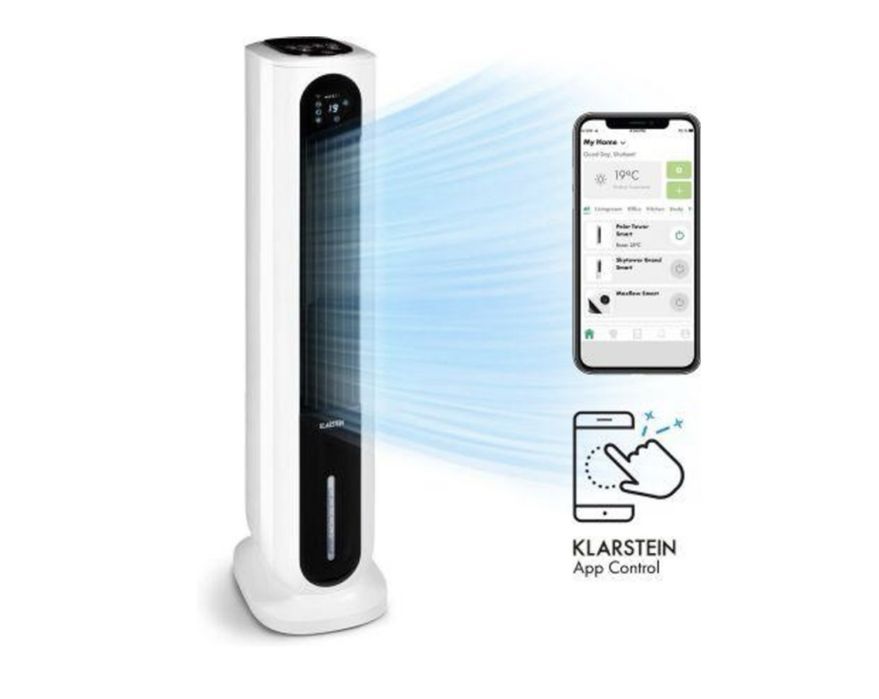 Кондиціонер зволожувач і очищувач повітря Klarstein Polar Tower Smart
