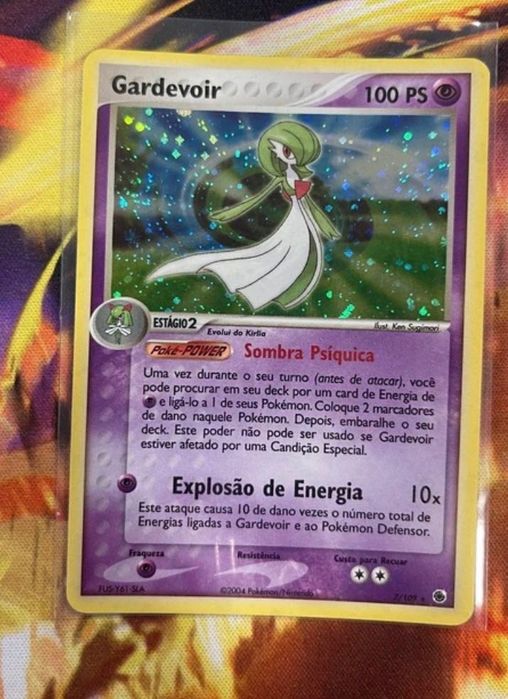 Lote de cartas Pokémon 2004/2006 em português