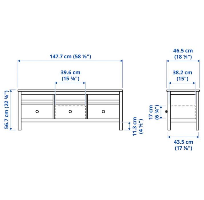 Movel de tv Hemnes do ikea