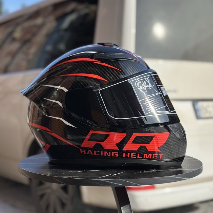 Мотошолом інтеграл QIKE + подарунок / мотошлем