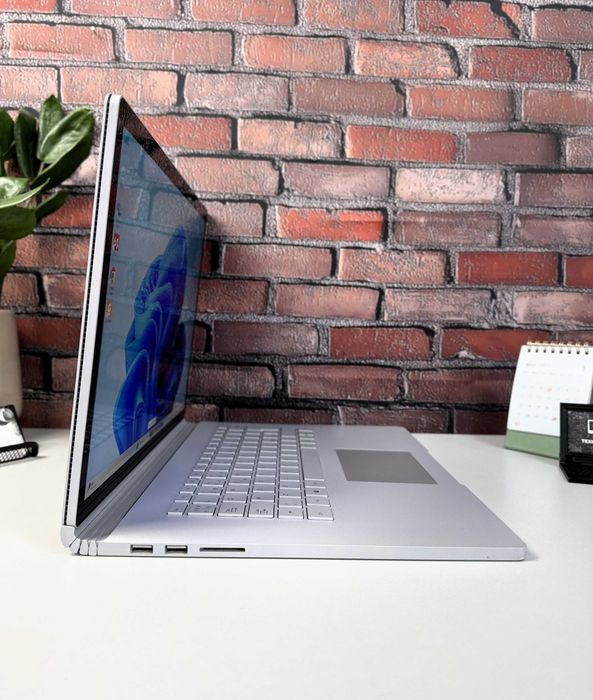 GTX 1060 6GB·Microsoft Surface Book 2·I7-8650U·16GB·SSD 256·3K touch·15"·Гарантія·Металевий·ноутбук трансформер·сенсорний·для ігор,графіки,дизайну·ТОП