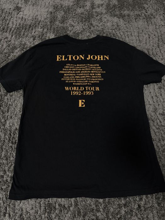 Нова жіноча чорна футболка Elton John від Zara. Розмір S