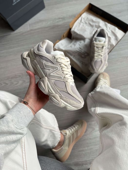 Чоловічі кросівки New Balance 9060 Beige стильні повсякденні кроси