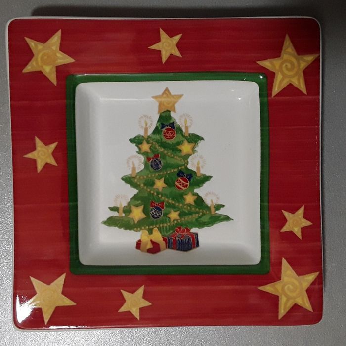 Prato quadrado RB Bernarda Portugal, Christmas Joy