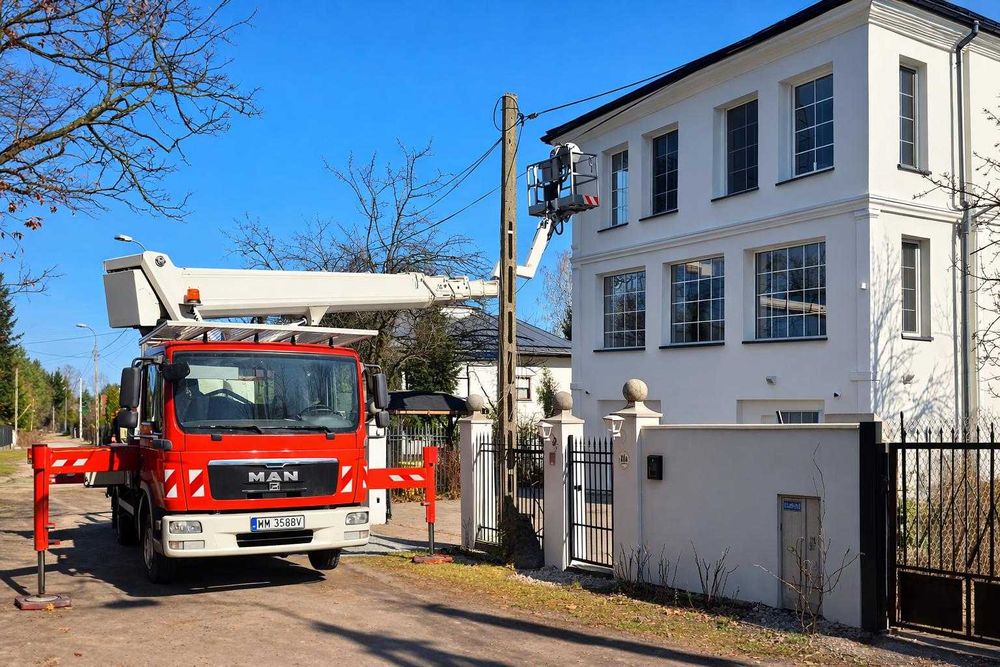 Podnośnik koszowy, zwyżka 45m (6x4) - Kielce