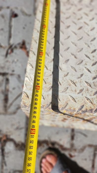 Schody metalowe długość  490 cm