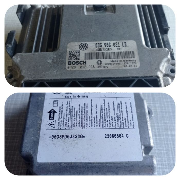 Продам блок Аirbag .Блок управления двигателем   skoda