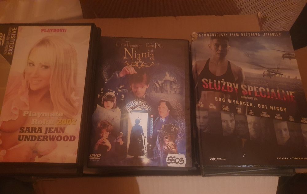 Opakowania po filmach DVD