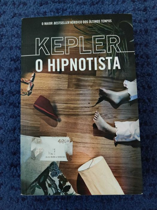 Livro "O Hipnotista" de Lars Kepler