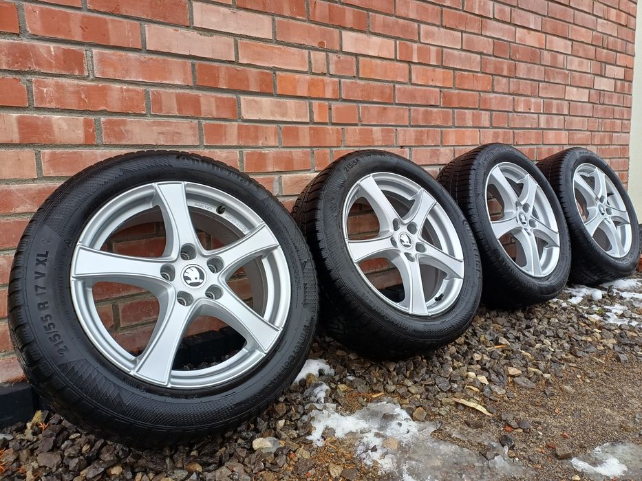 Alufelgi 17"_5x112_Skoda_Octavia_Superb_Karoq_Kodiaq_jak nowe!_dostawa
