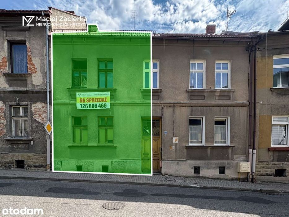 Budynek szeregowy z ogrodem i garażem