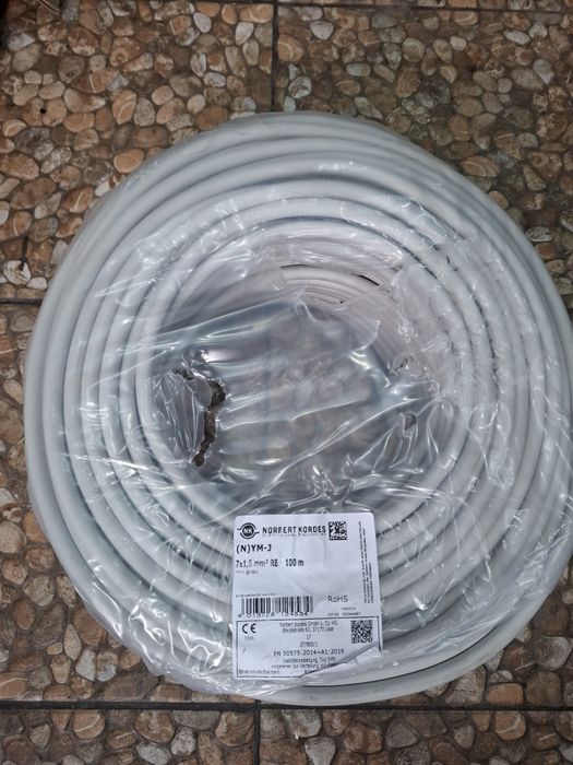 Kabel okrągły 7x1.5 100m