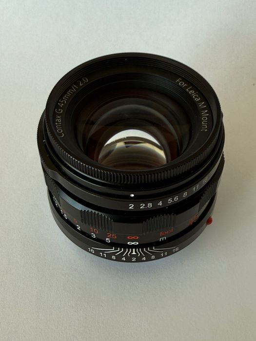 Contax Carl Zeiss Plannar G 45mm f2 para Leica M