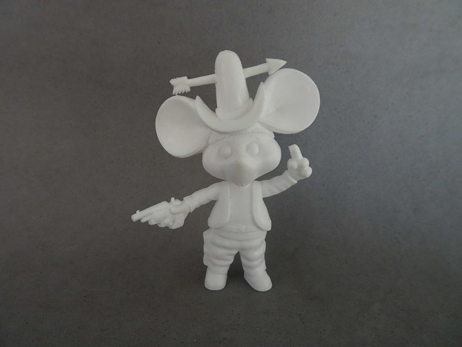 Figura em PVC Topo Gigio (por pintar)