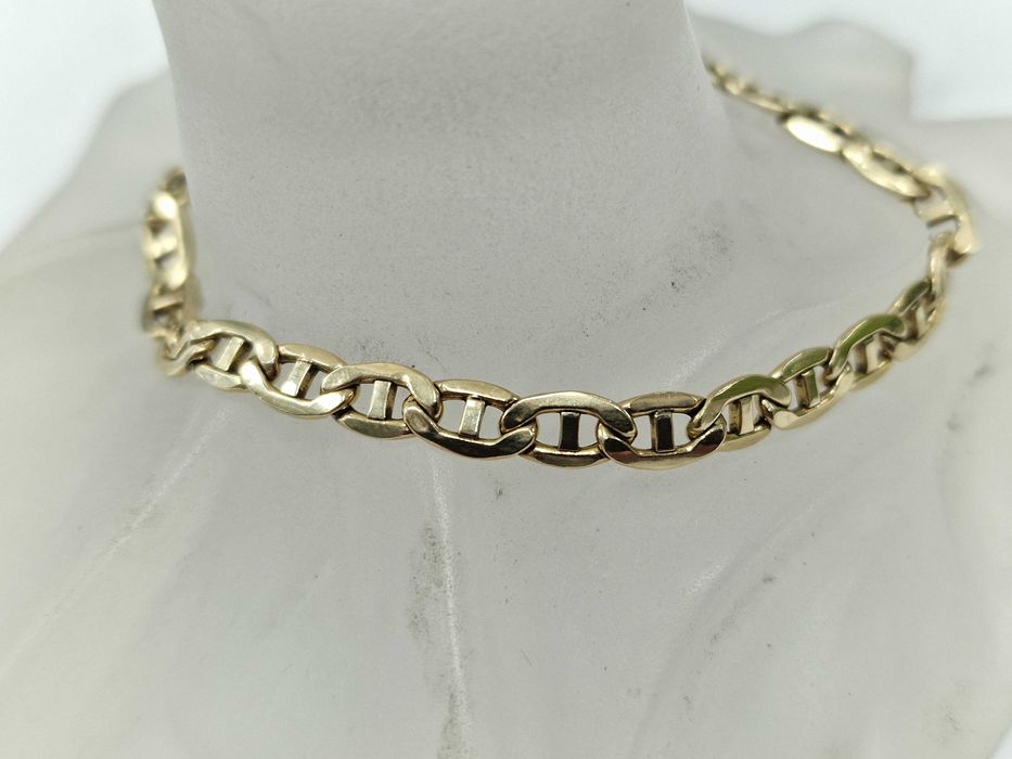 Złota bransoletka damska/ 585/ 5.39 gram/ 18cm/ żółte złoto