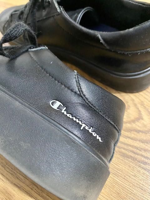 Buty męskie Champion - rozmiar 43, skórzane, czarne