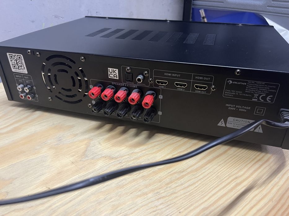 Sistema de som 5.1 colunas samsung amplificador auna