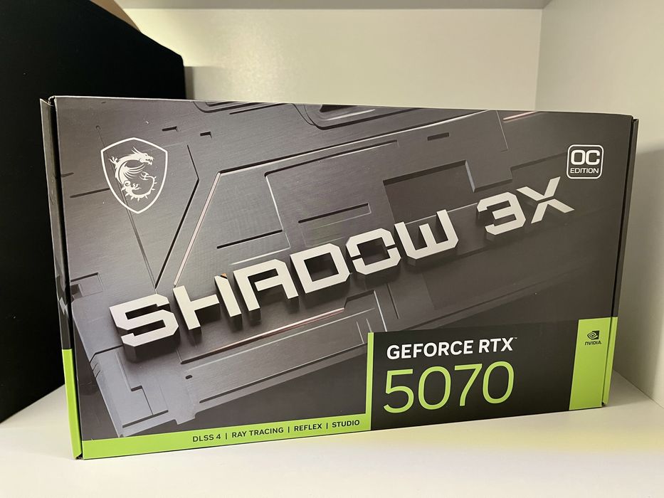 Nowa MSI GeForce RTX 5070 SHADOW 3X Cena Do Jutra.