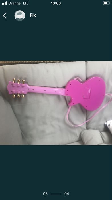 Gitara rokowa Simba dla dziewczynki plus 3 lata