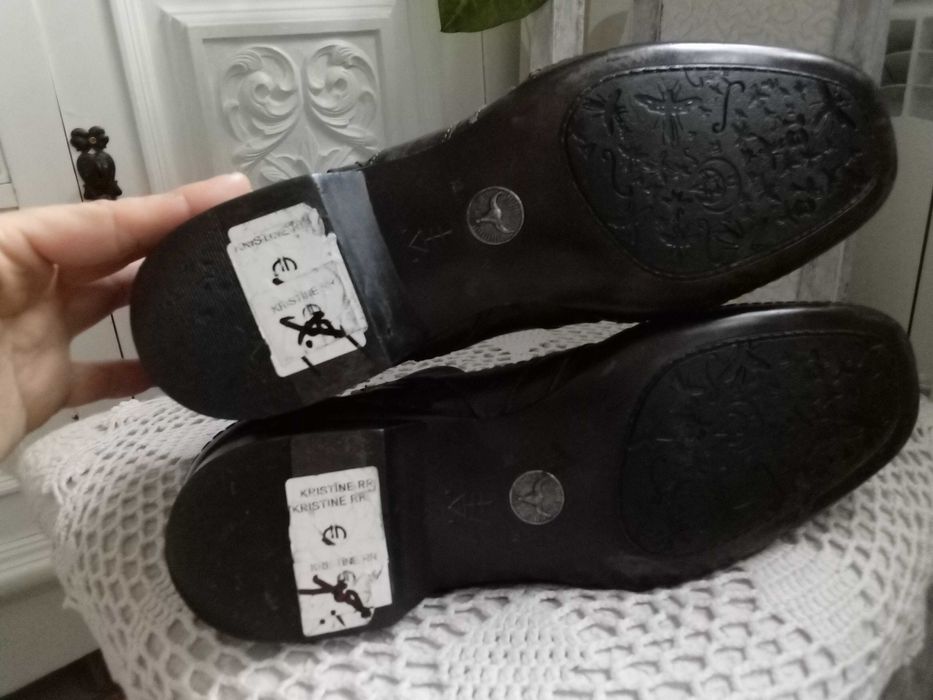 Portugalskie kowbojki męskie sztyblety 42 skórzane buty