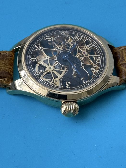 Часы молния ( марьяж-скелетон)