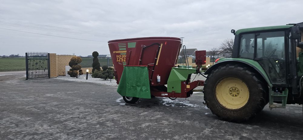 Paszowóz, Wóz Paszowy Strautmann 12m3 Jak Nowy!