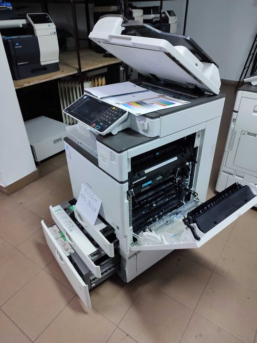 kserokopiarka używana kolor a4 a3 ricoh mpc 3003 wielofunkcyjna okazja