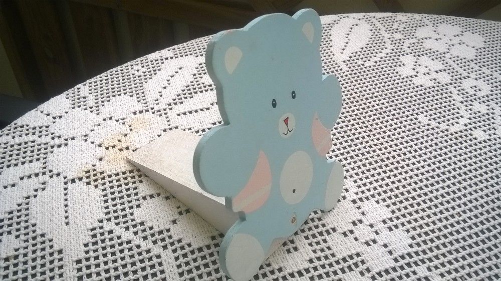 Hand-painted child door lock. Shipped by mail.