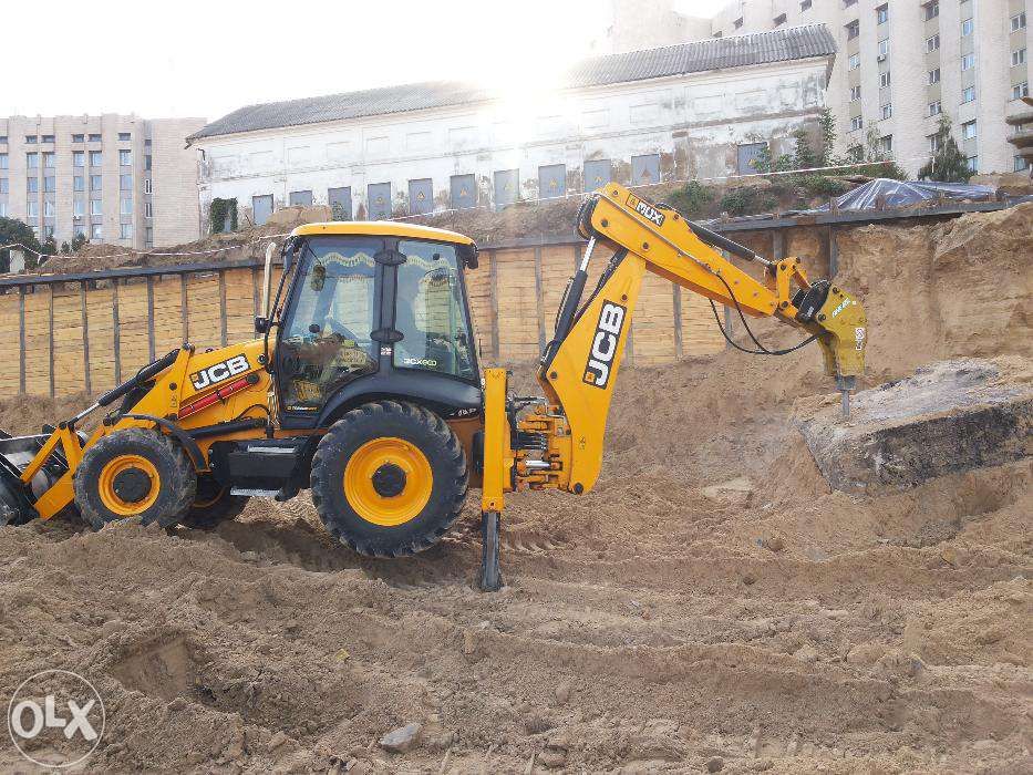 Земляные работы , рытье траншей . Копаем котлованы